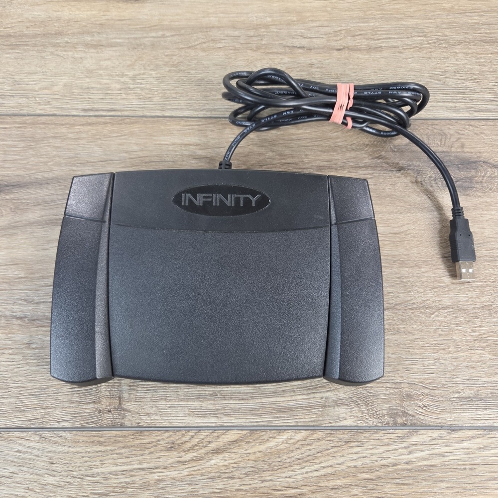 Infinity Foot Pedal Dictation Accessory USB - Model IN-USB-2